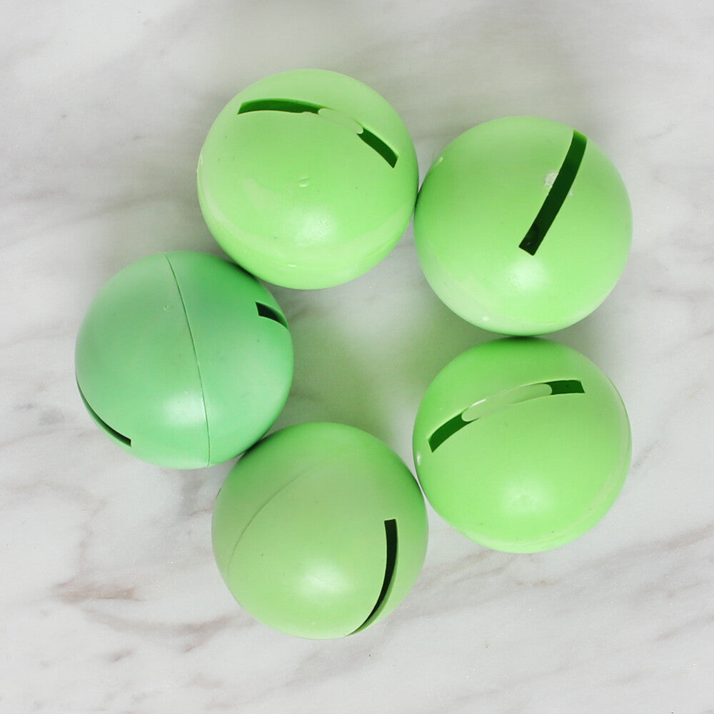 Loren Crafts Plastic Rattle Bell for Toys in 5, Green