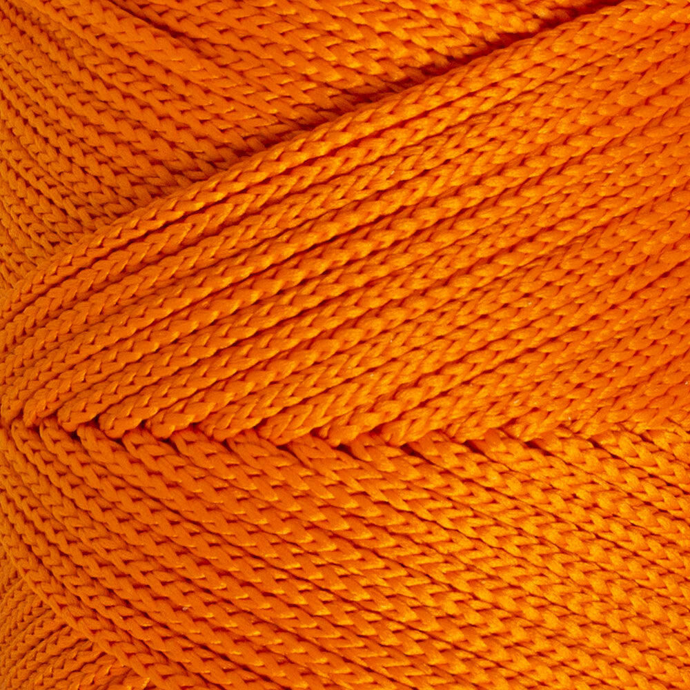 Loren Polyester Soft Macrame Yarn, Orange - LM011