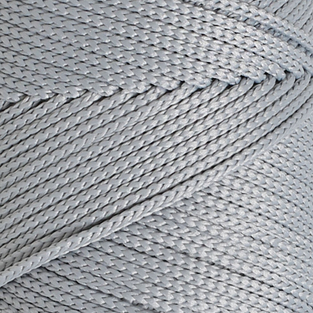 Loren Polyester Soft Macrame Yarn, Light Grey - LM036