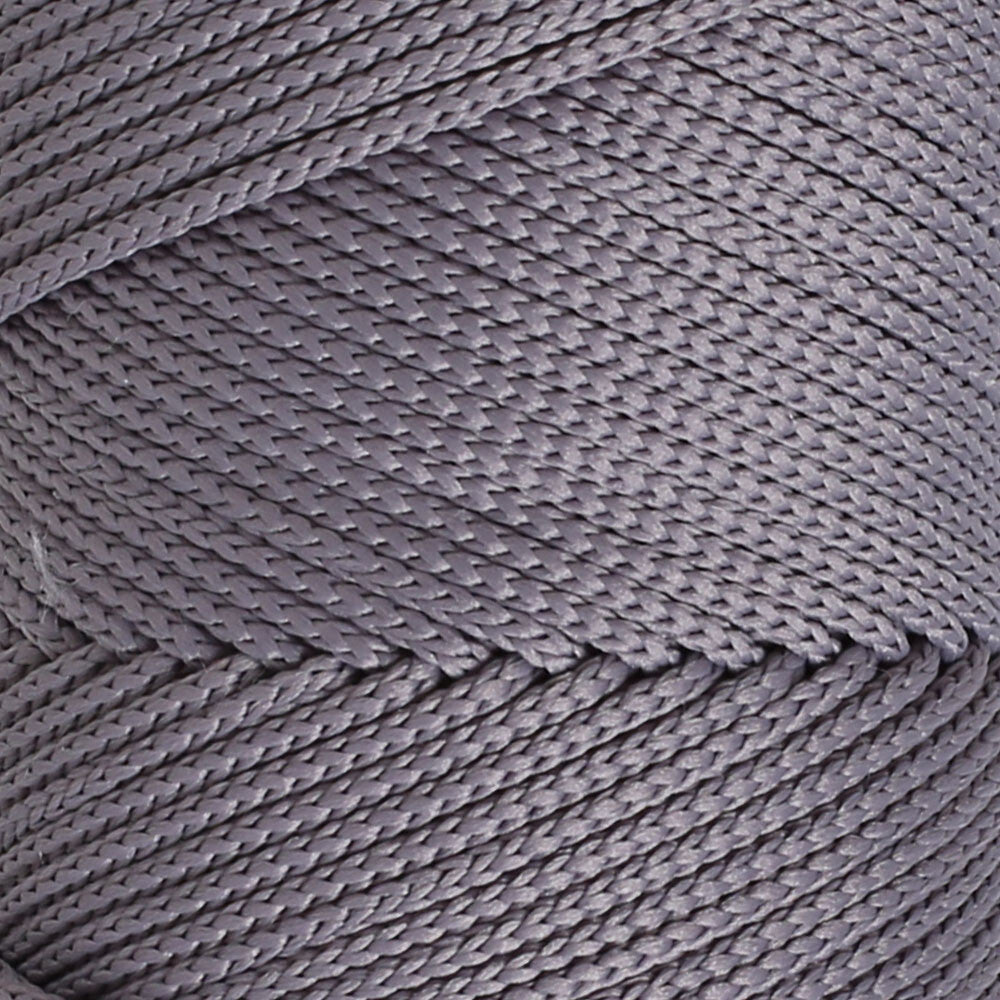 Loren Polyester Soft Macrame Yarn, Grey - LM050