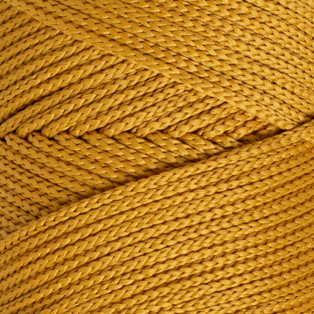 Loren Polyester Soft Macrame Yarn, Mustard - LM061