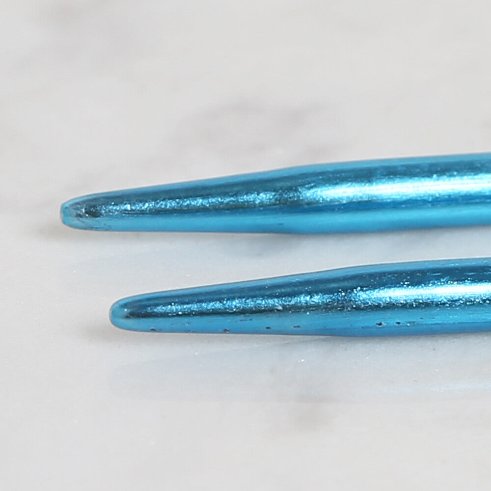Yabalı 3.5mm 35 cm Knitting Needle with Measure, Blue - YBL-347