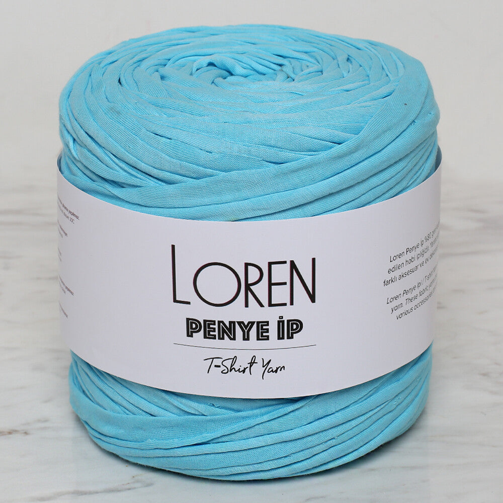 Loren T-Shirt Yarn, Light Turqouise - 16