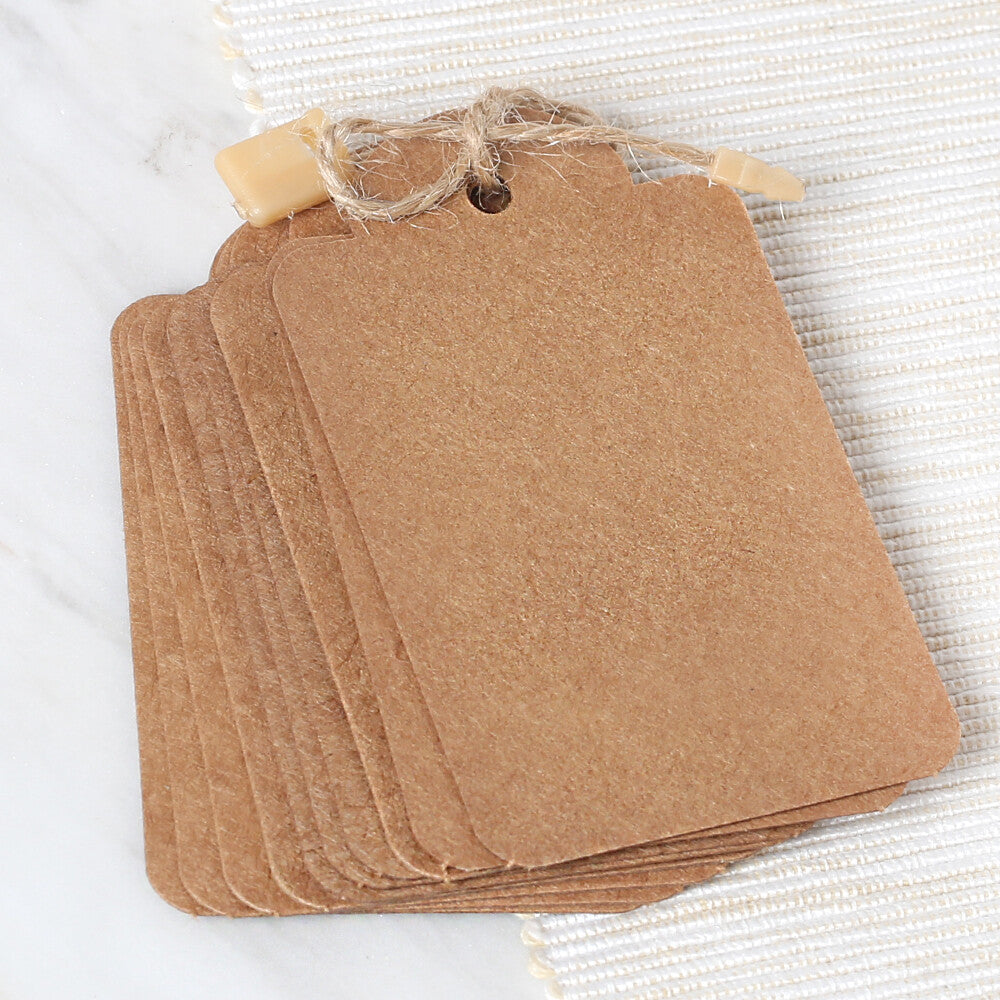 Threading Tags Box Loren 10 pcs Craft Tag and Clip-On Tag Thread