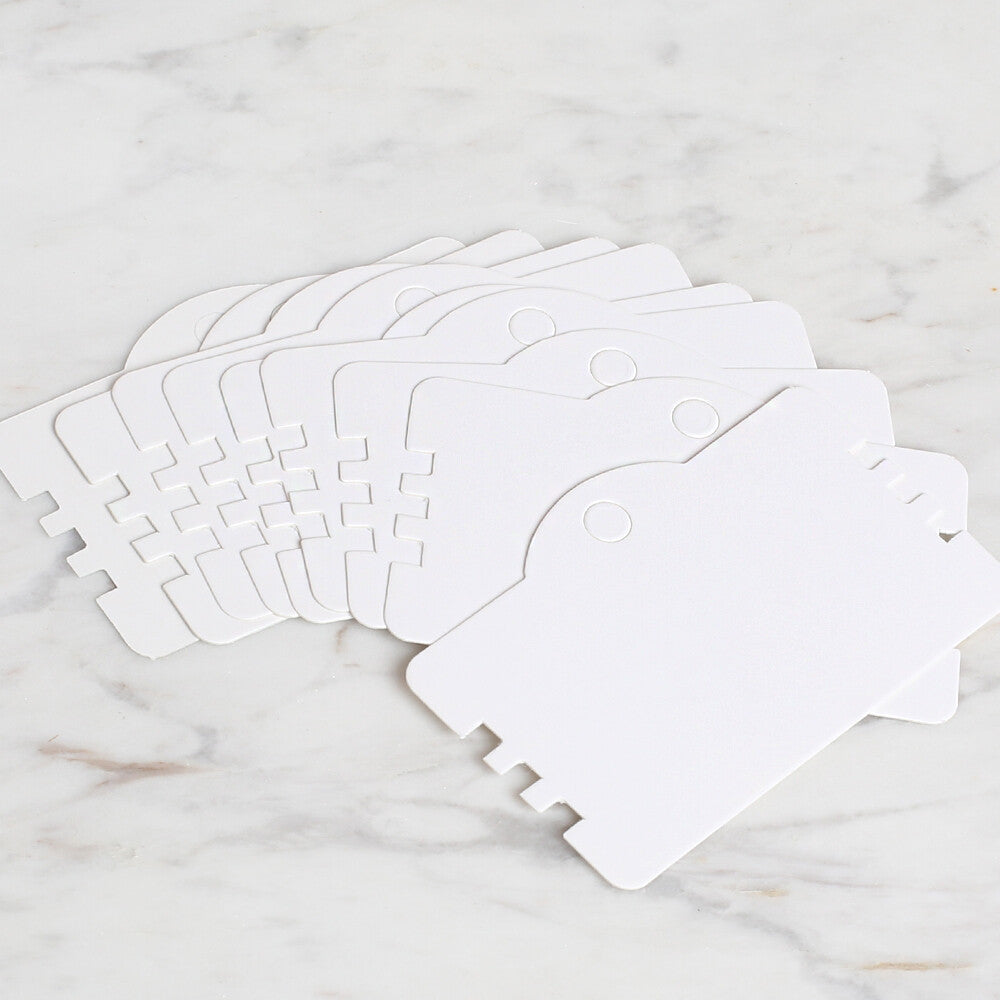 Loren 25 pcs Jewelry (Bracelet) Card, White