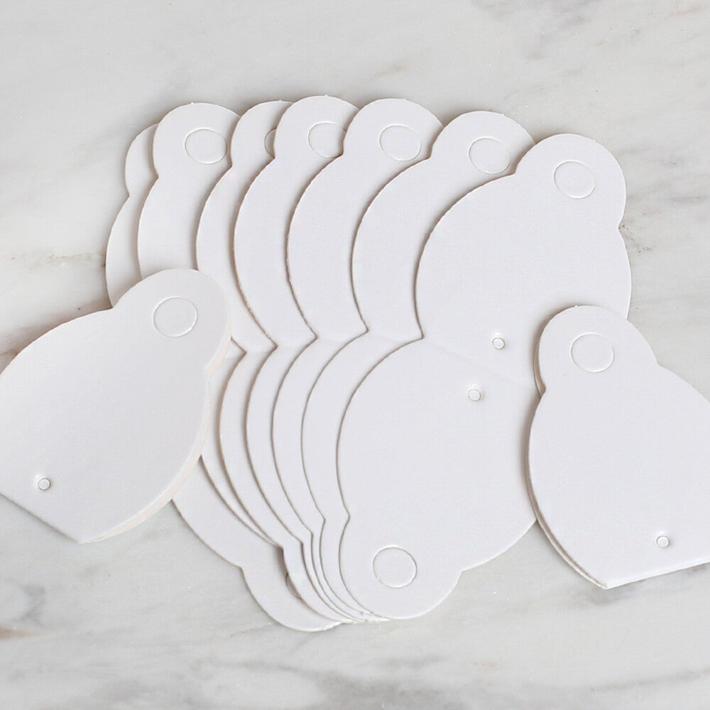 Loren 25 pcs Jewelry (Bracelet) Card, White