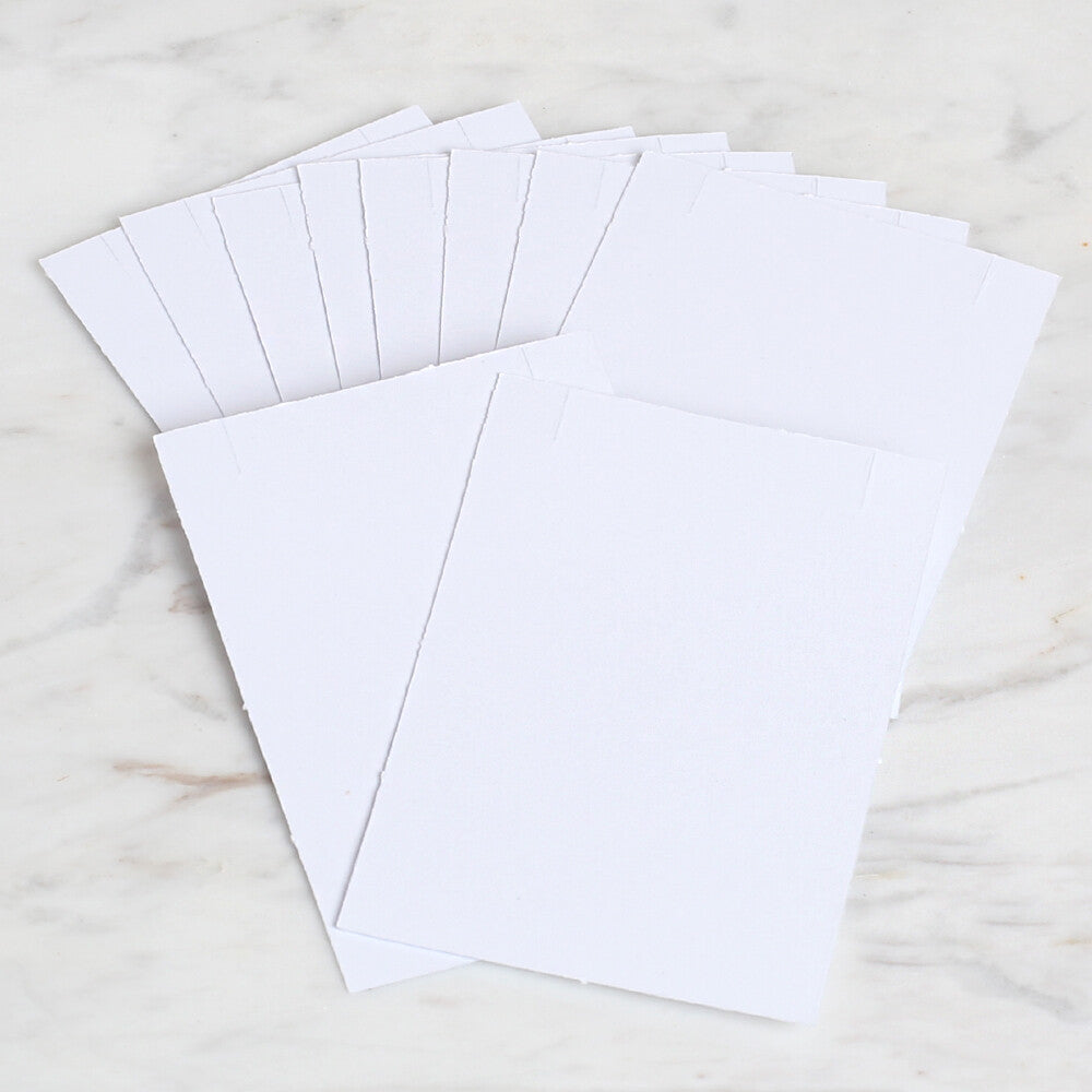 Loren 25 pcs Jewelry (Necklace) Card, White