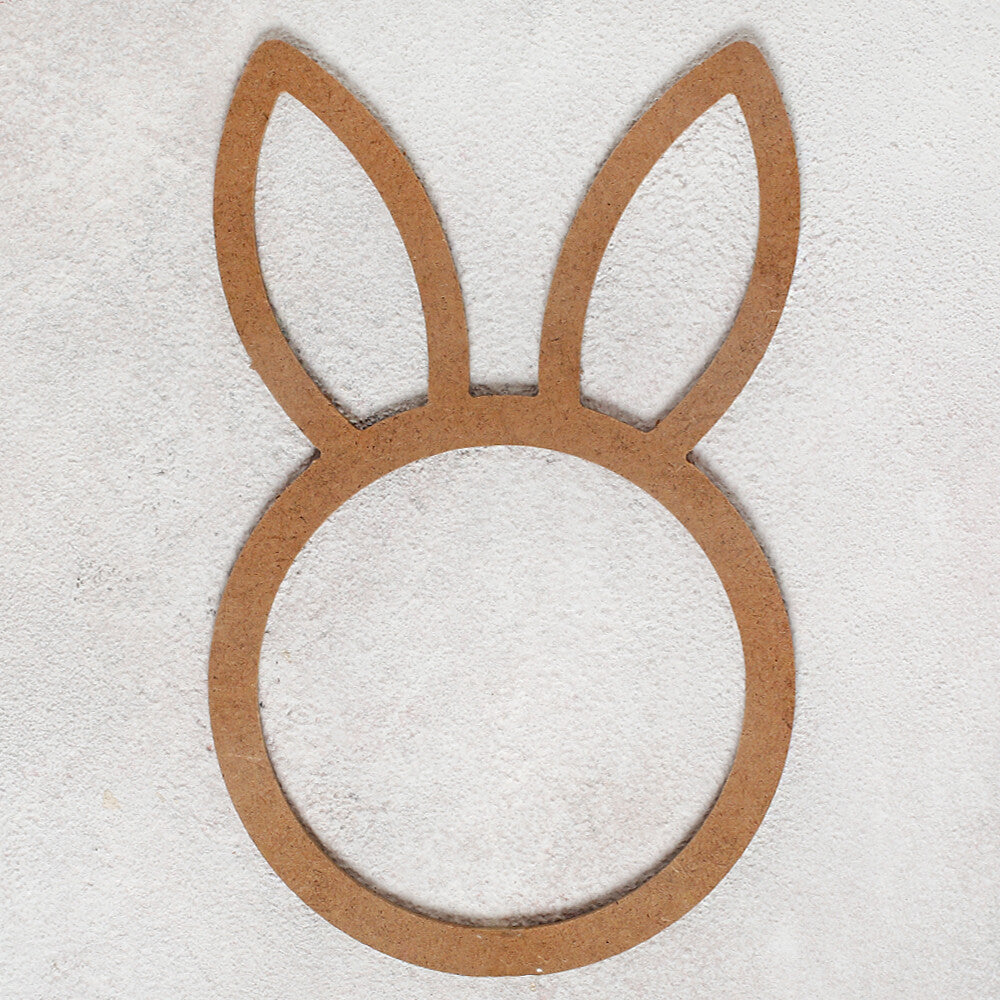 Loren Crafts Bunny Shaped Macrame Hoop