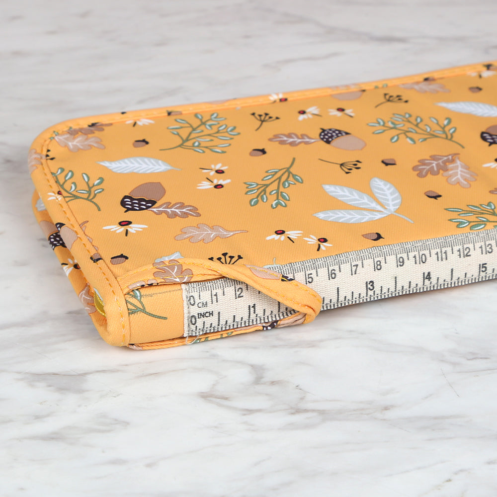 Nas Patterned Needle Bag - Yellow
