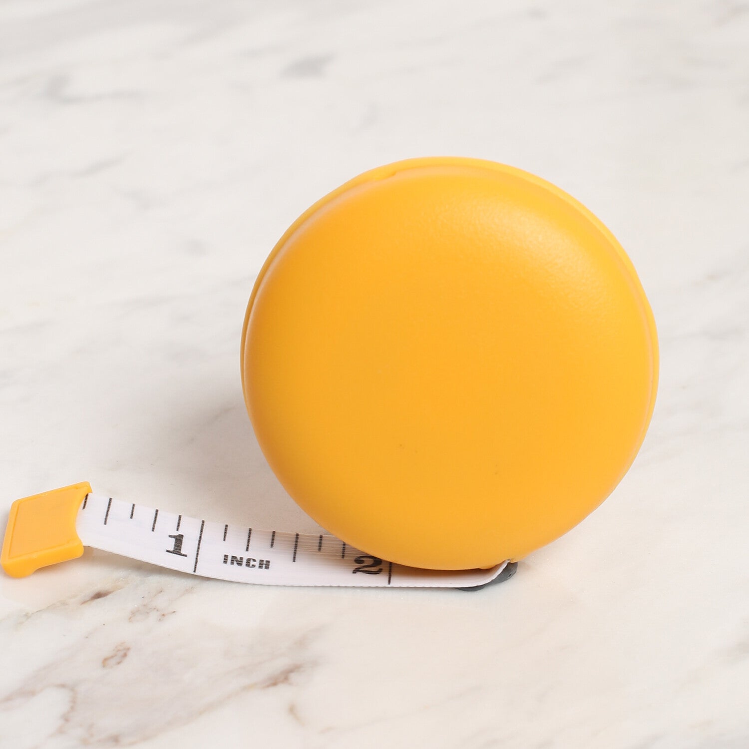 Loren Macaron Automatic Tape Measure, Yellow