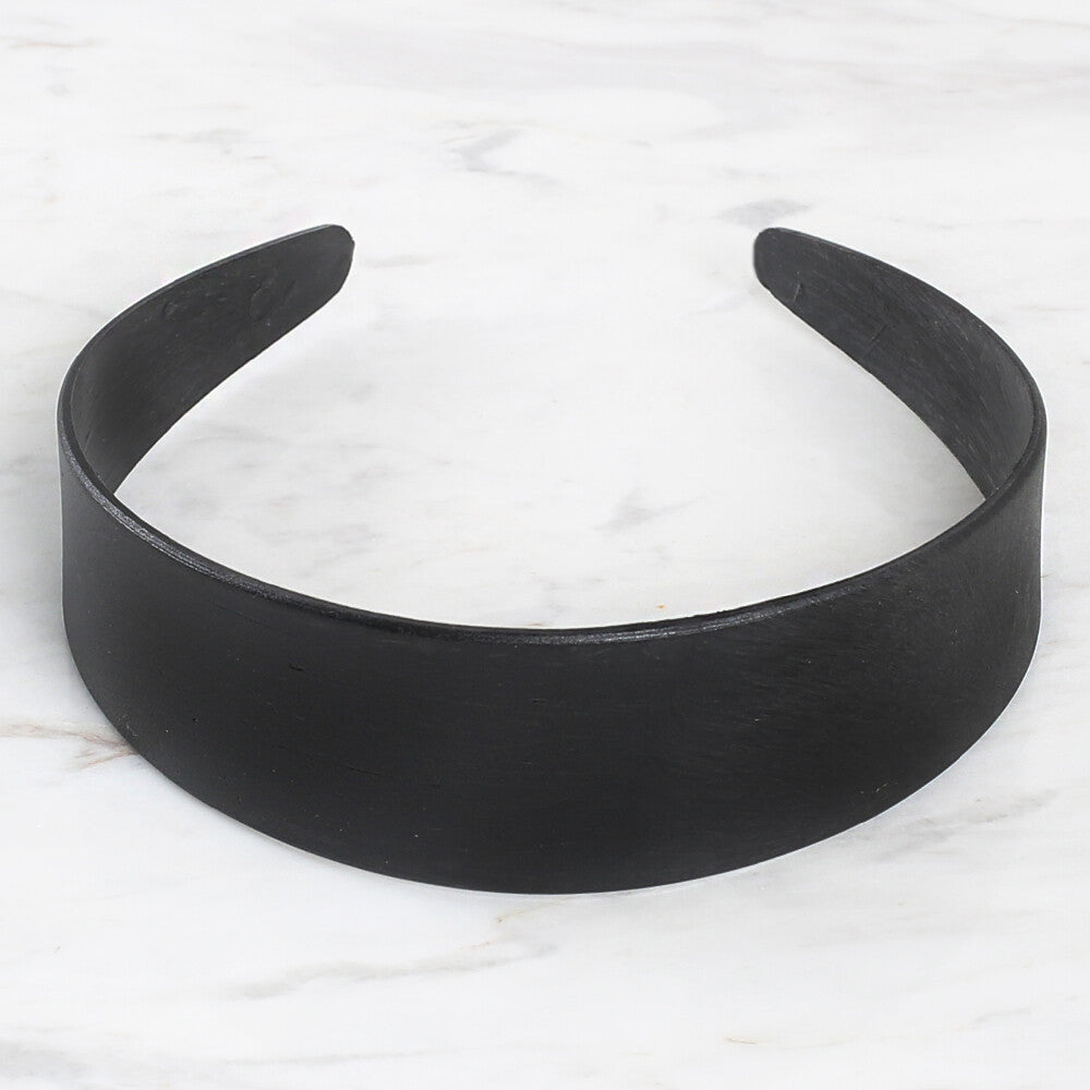 Loren Crafts 4 Cm Plastic Hairband, Black