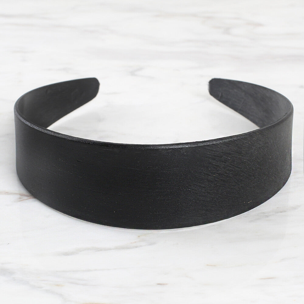 Loren Crafts 4 Cm Plastic Hairband, Black