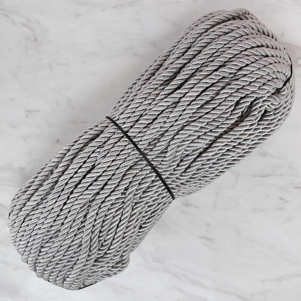 Loren 50mt Jute Cord - Grey