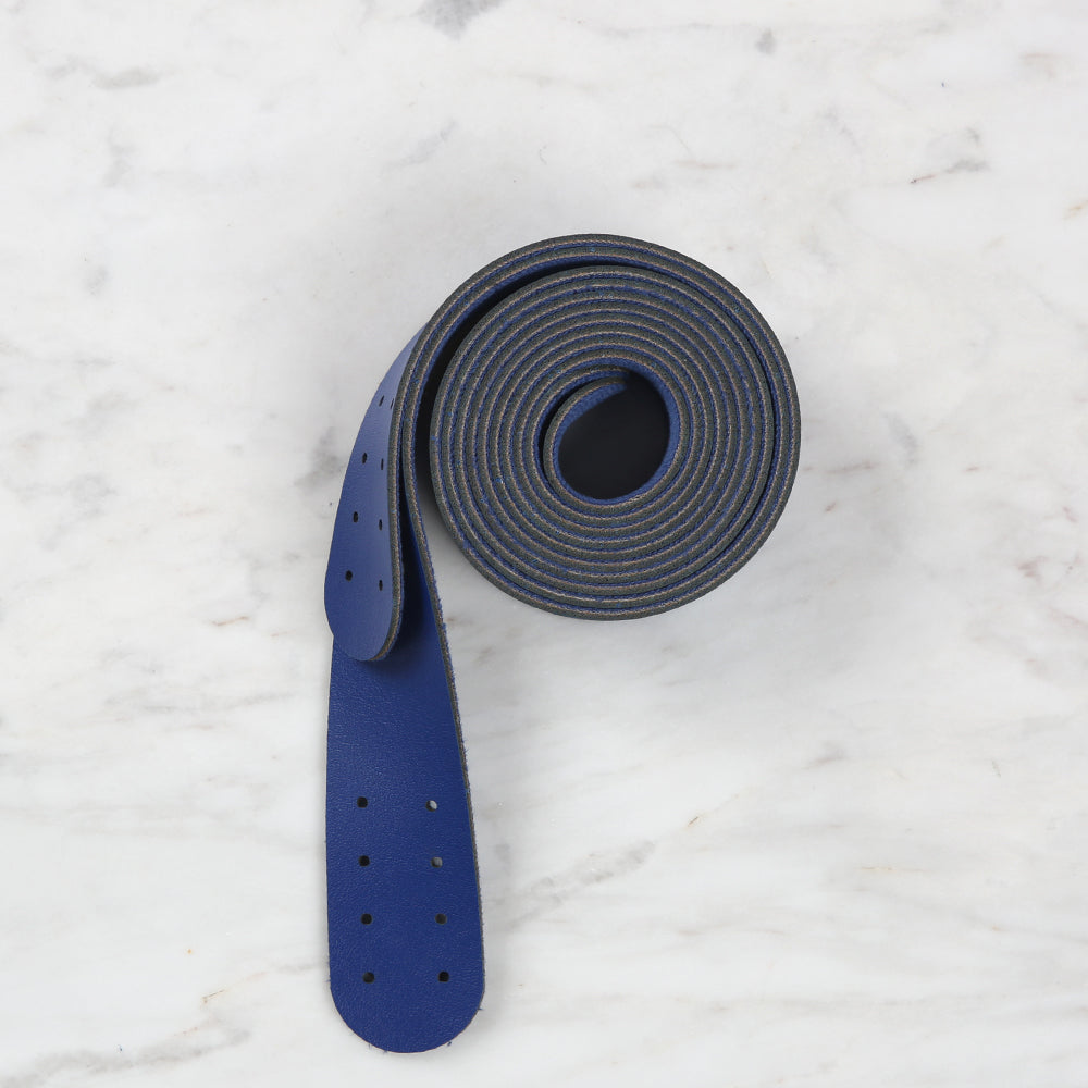 Loren Crafts Leather Bag Handle 2 pcs - Blue