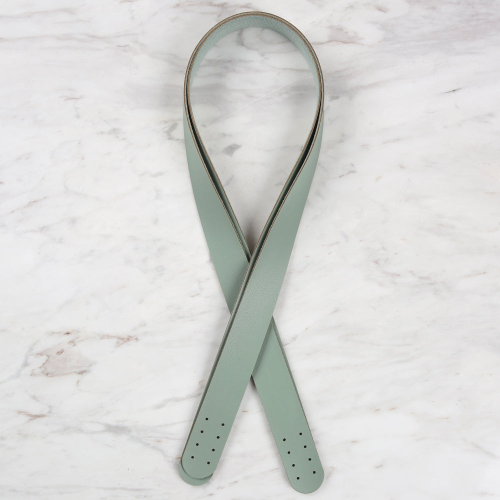 Loren Crafts Leather Bag Handle 2 pcs -Green