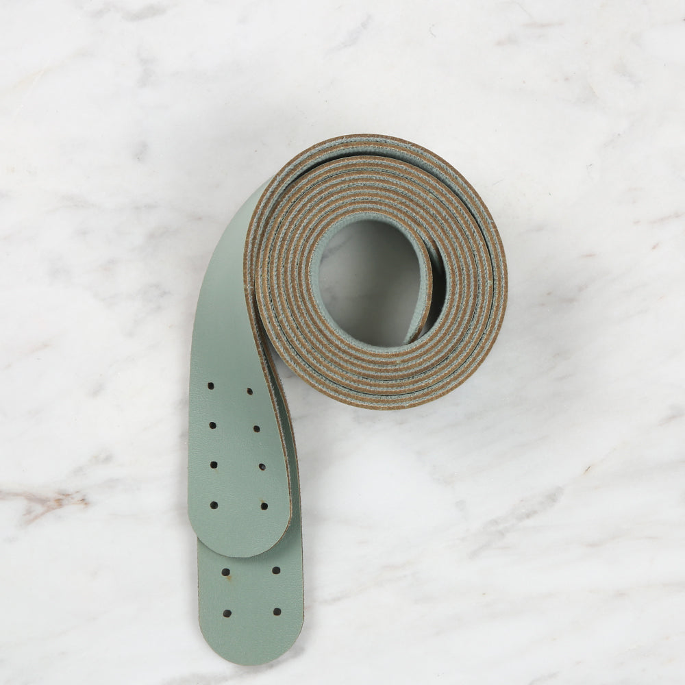 Loren Crafts Leather Bag Handle 2 pcs -Green
