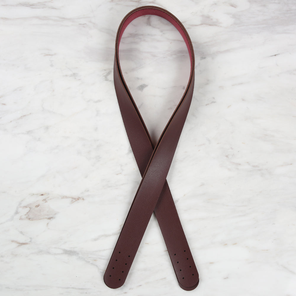 Loren Crafts Leather Bag Handle 2 pcs - Burgundy