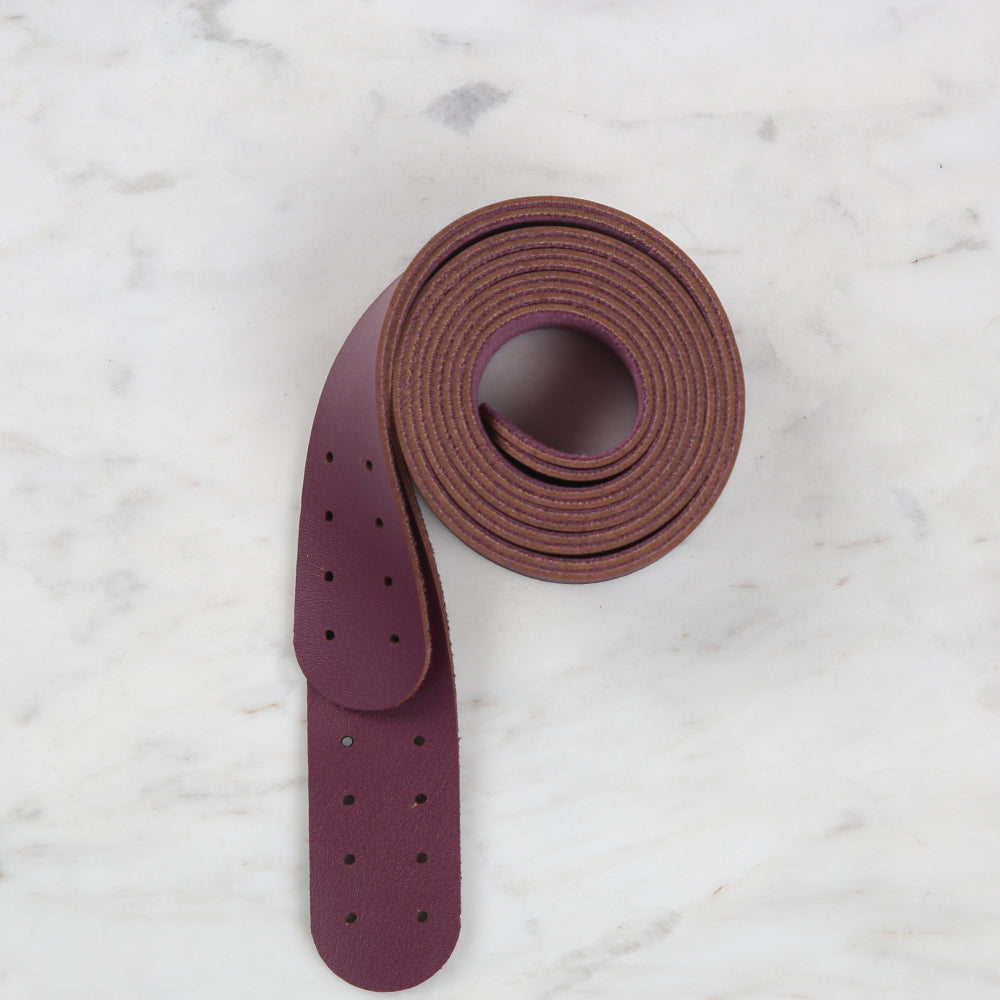 Loren Crafts Leather Bag Handle 2 pcs - Purple