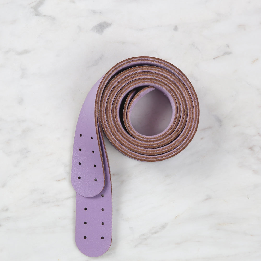 Loren Crafts Leather Bag Handle 2 pcs - Lilac