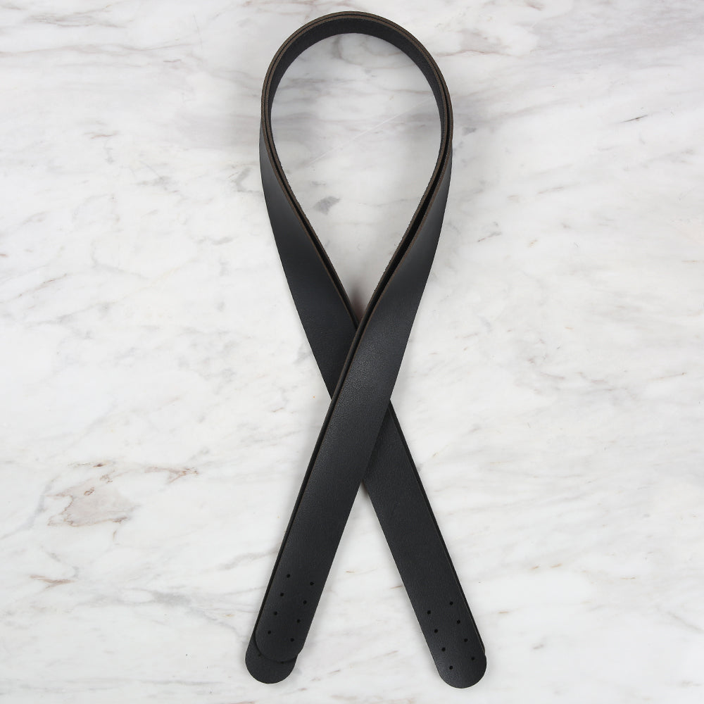 Loren Crafts Leather Bag Handle 2 pcs - Black