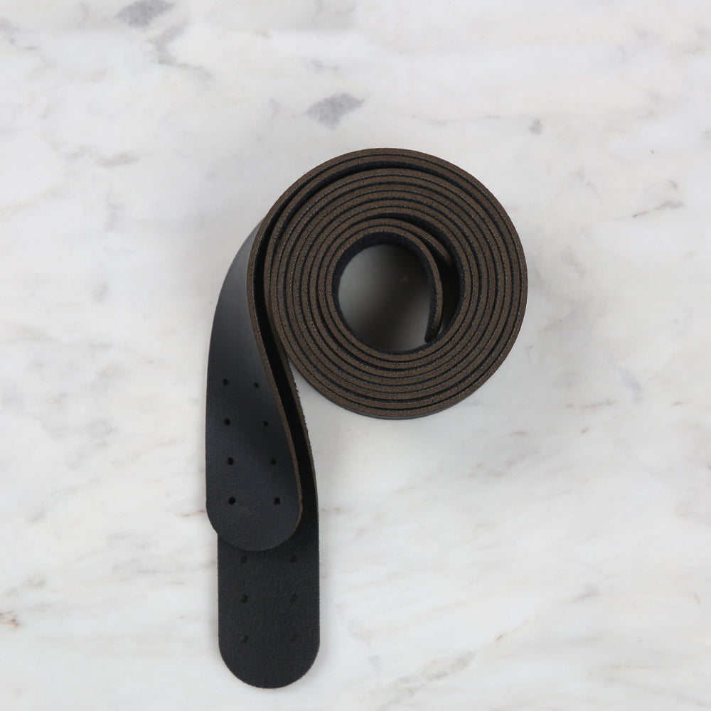Loren Crafts Leather Bag Handle 2 pcs - Black