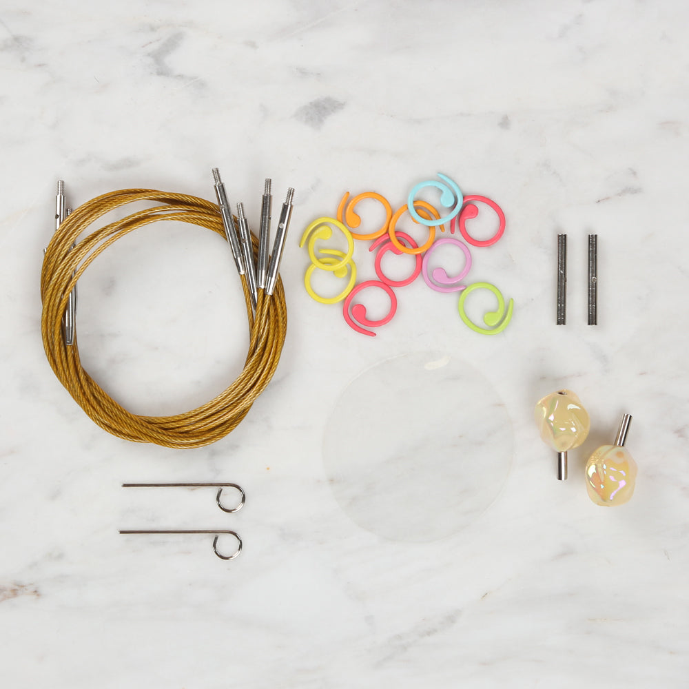 Nas Lux Interchangeable Line Skewer Set - Gold