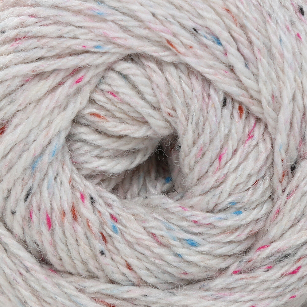 La Mia Re-Tweed Melange Yarn, Cream - L155