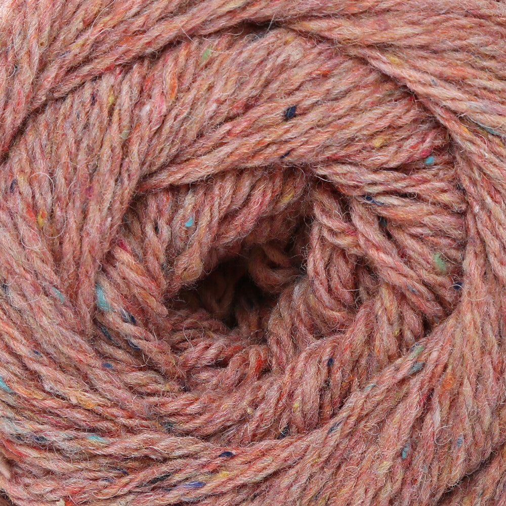 La Mia Re-Tweed Melange Yarn, Dried Rose - L157