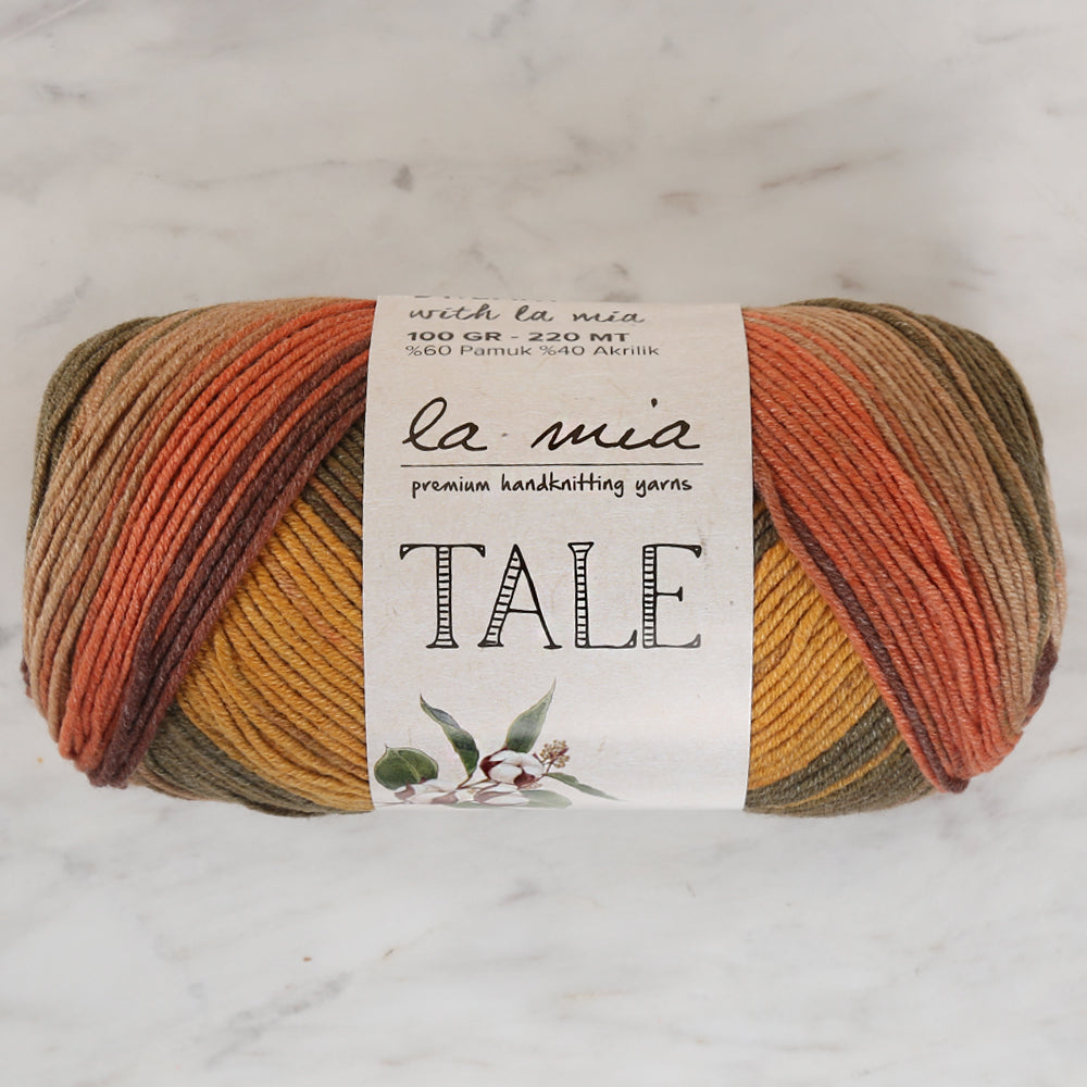 La Mia Tale Hand Knitting Yarn Variegated - LM076