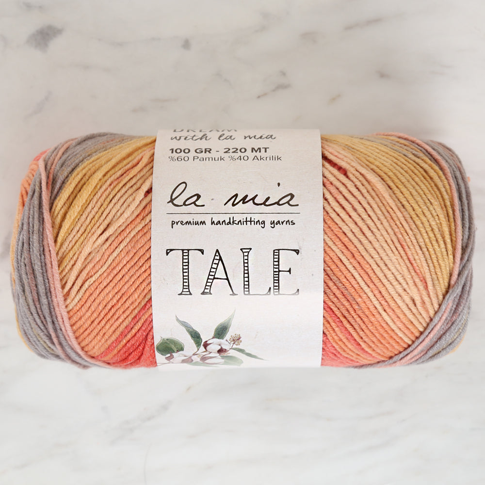 La Mia Tale Hand Knitting Yarn Variegated - LM126