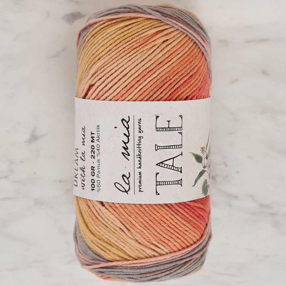 La Mia Tale Hand Knitting Yarn Variegated - LM126