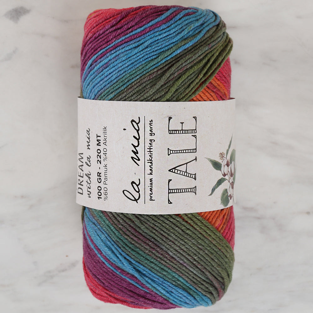 La Mia Tale Hand Knitting Yarn Variegated - LM176