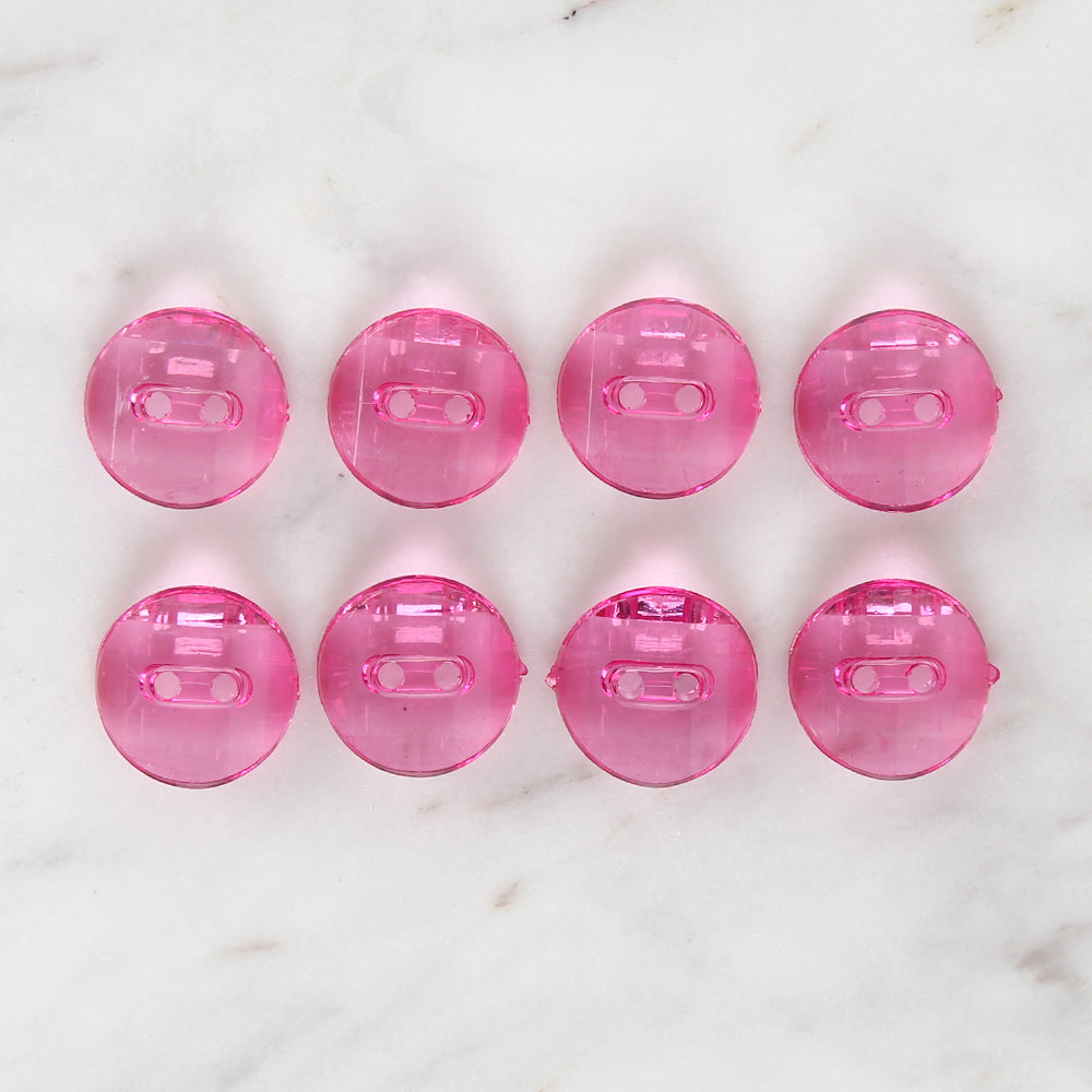 Loren Crafts 8-piece Pink Button - 3061