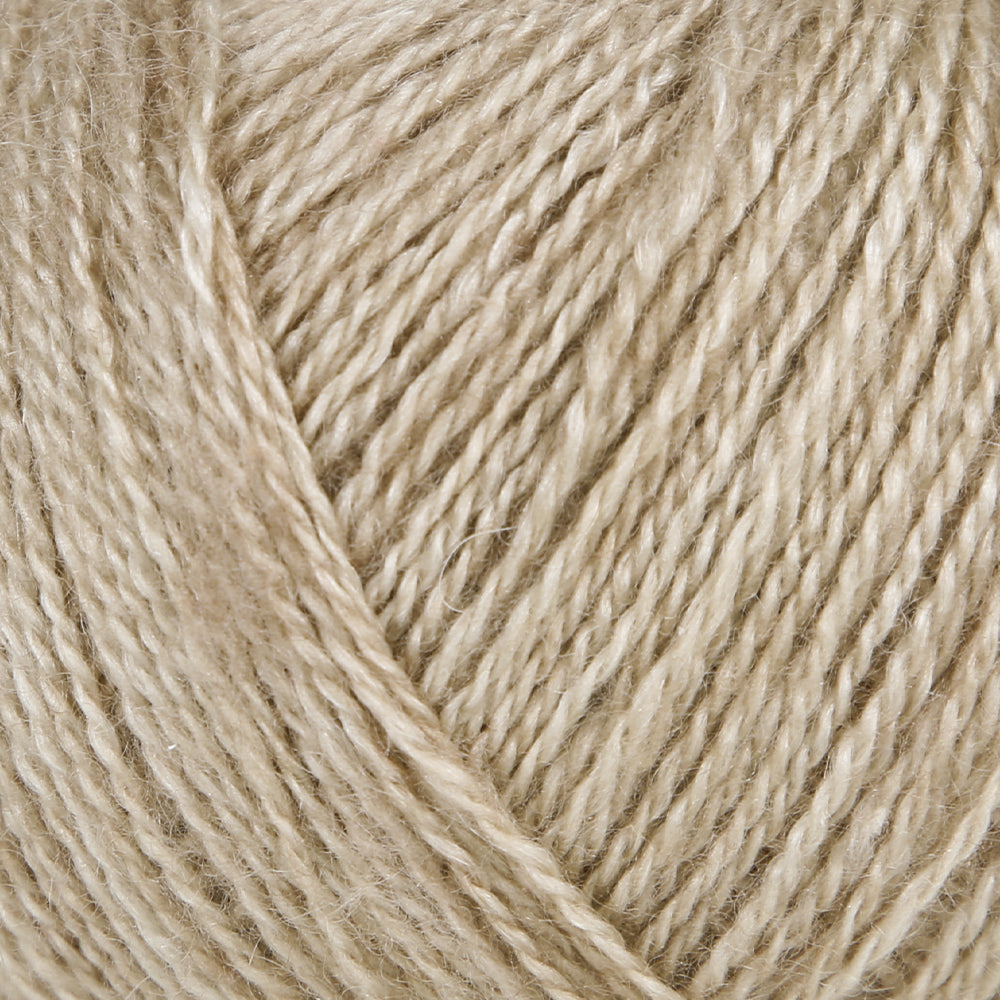 新品未使用　argue wool Gauze stole beige Gazzal Exclusive Hand Knitting Yarn, Beige - 9904