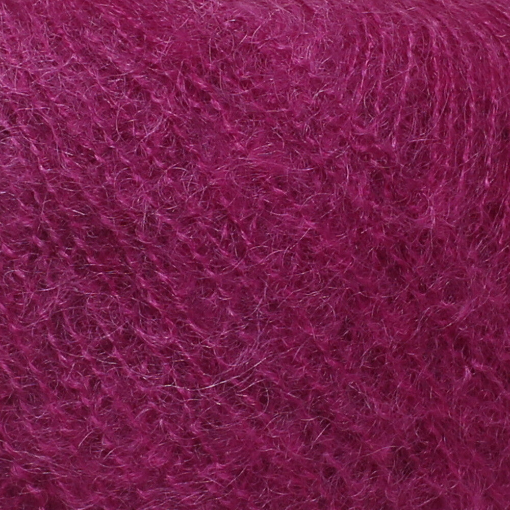 Gazzal Super Kid Mohair 25 Gr Knitting Yarn, Plum - 64415