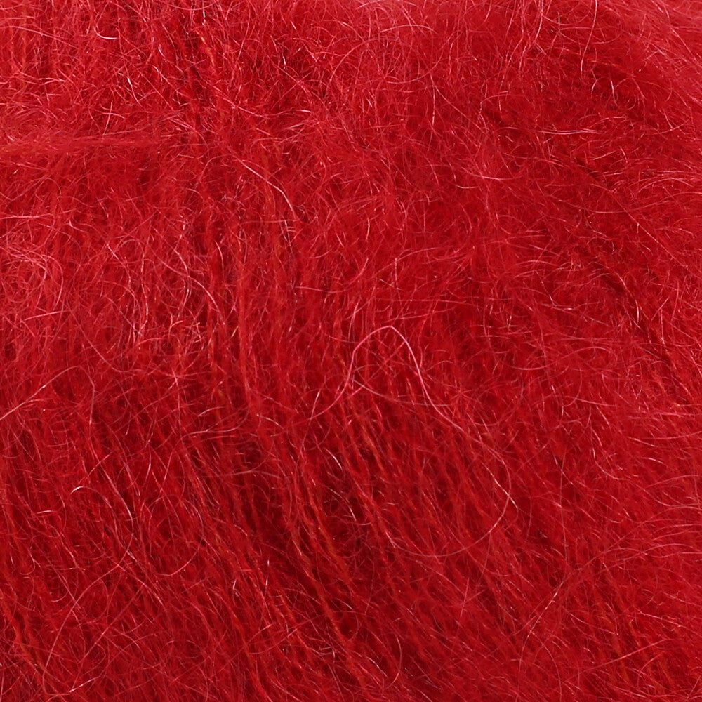 Gazzal Super Kid Mohair 25 Gr Knitting Yarn, Red - 64416