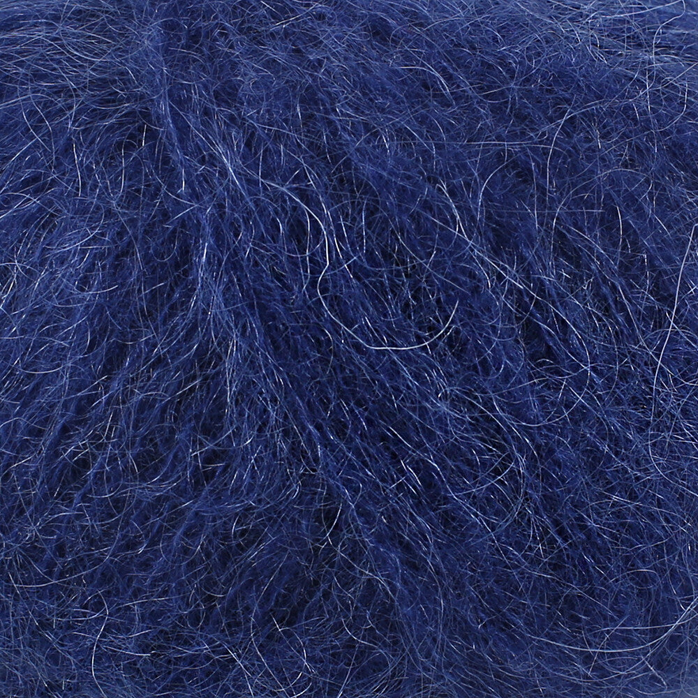 Gazzal Super Kid Mohair 25 Gr Knitting Yarn, Navy Blue - 64417