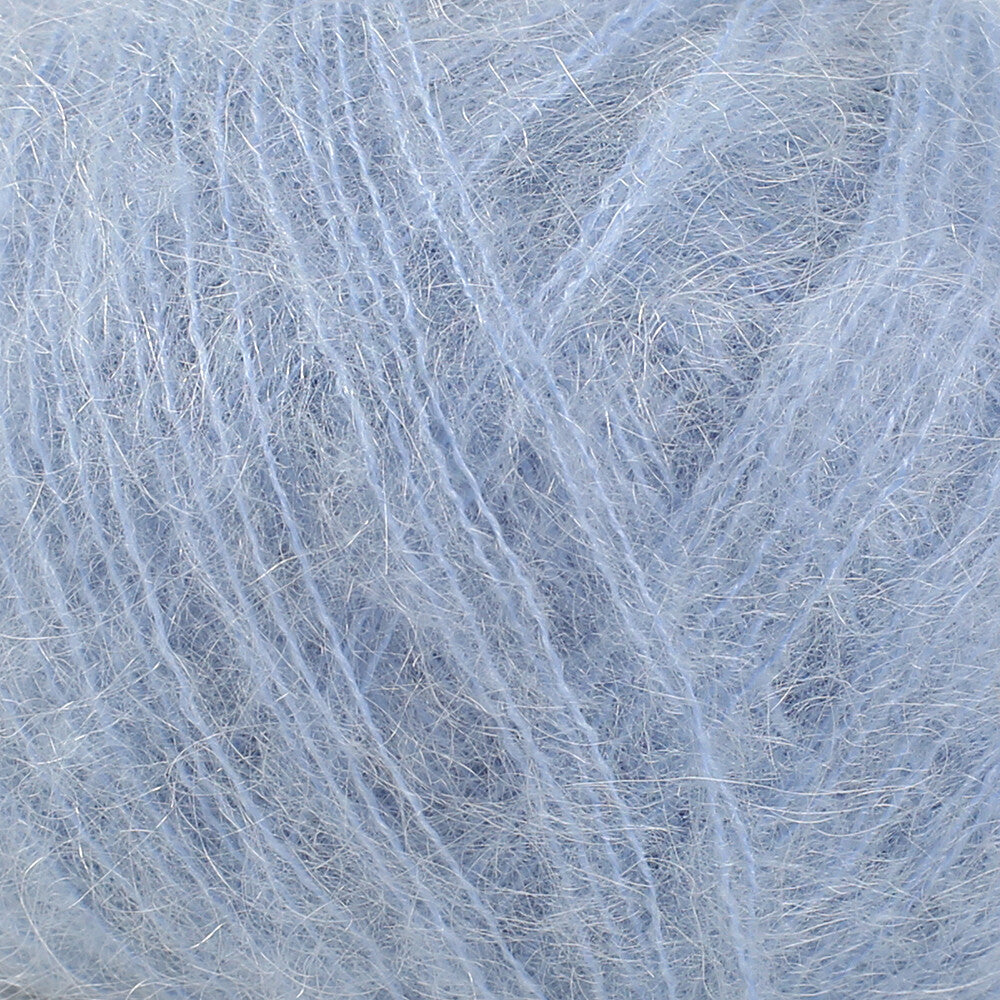 Gazzal Super Kid Mohair 25 Gr Knitting Yarn, Blue - 64420