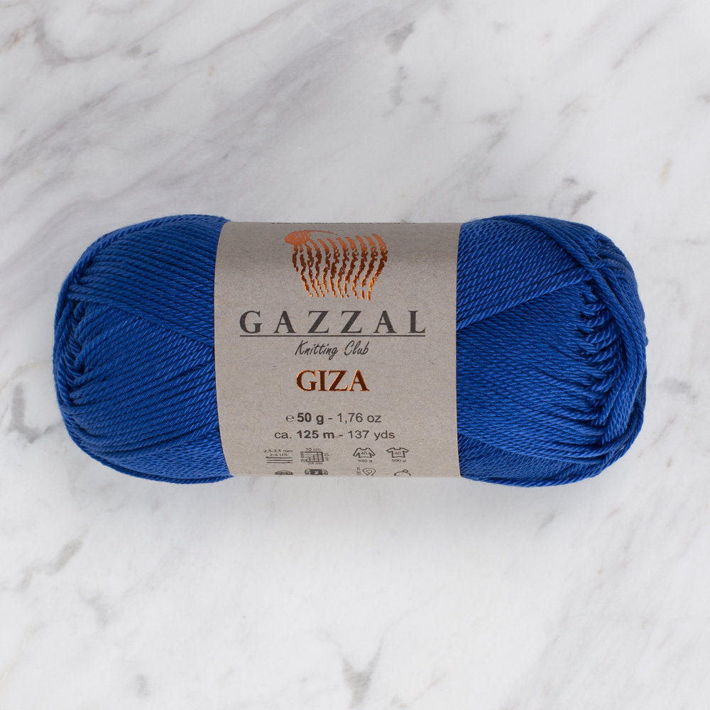 Gazzal Giza Yarn, Blue - 2478