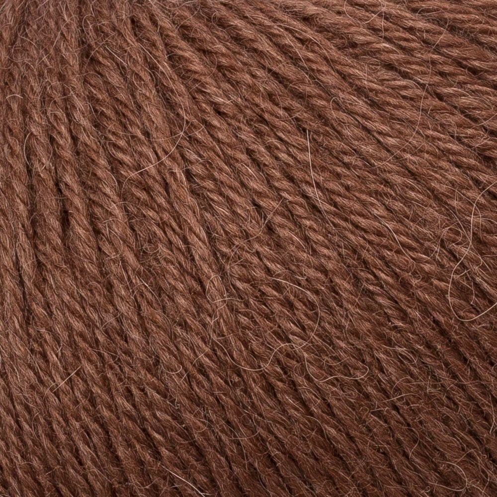 Gazzal Baby Alpaca Yarn, Brown - 46002