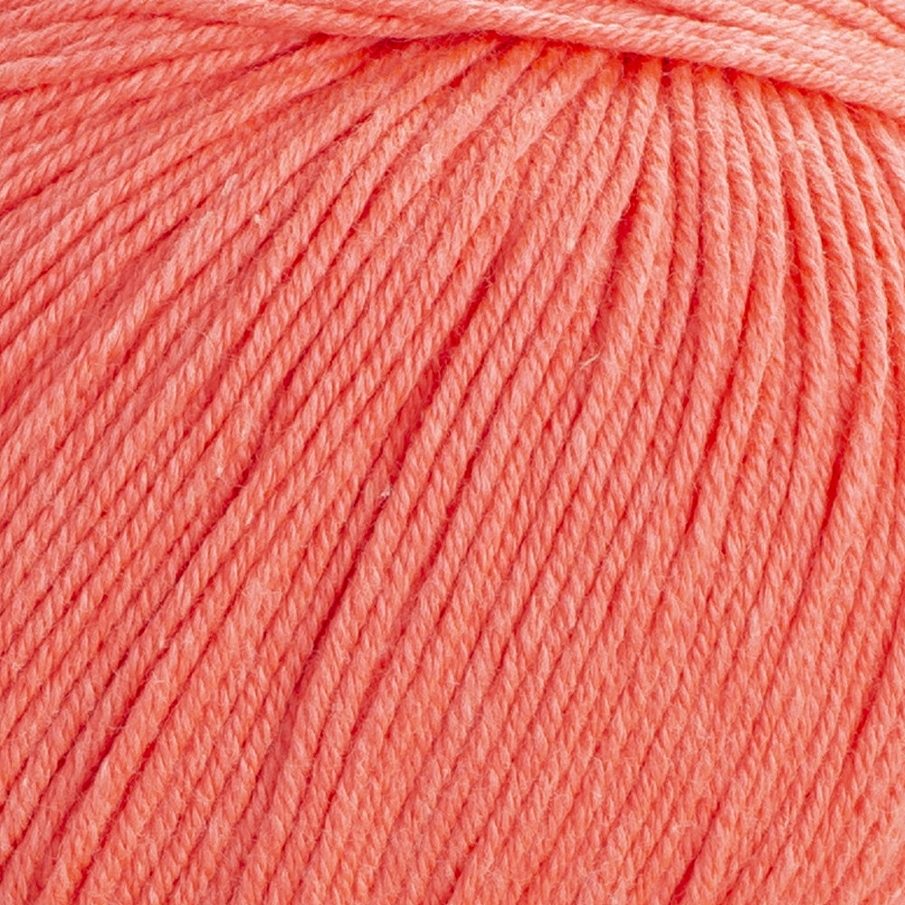 Gazzal Baby Cotton Knitting Yarn, Neon Pink - 3460