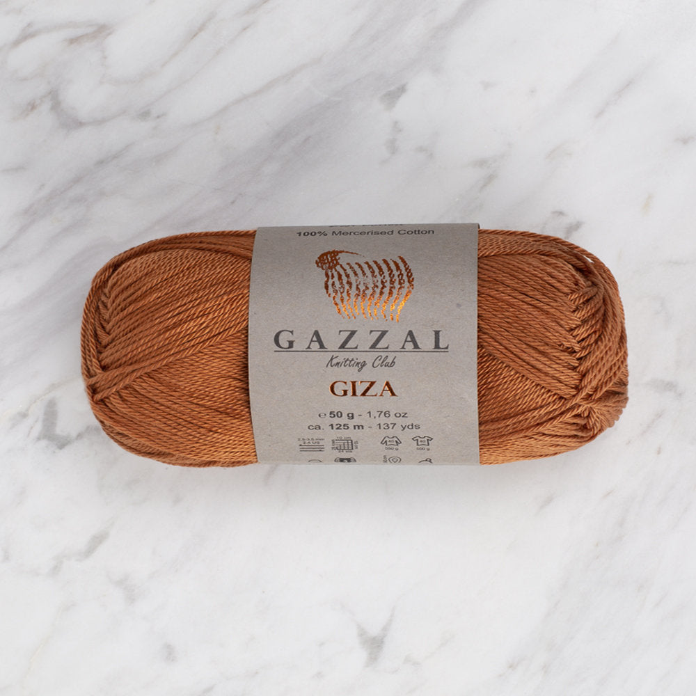 Gazzal Giza Yarn, Cinnamon - 2484