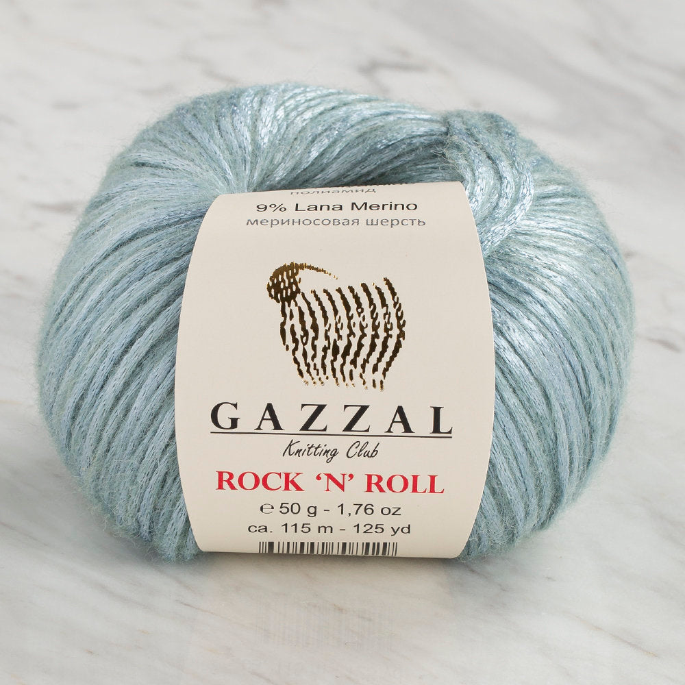 Gazzal Rock'N'Roll Yarn, Ice Blue - 13903