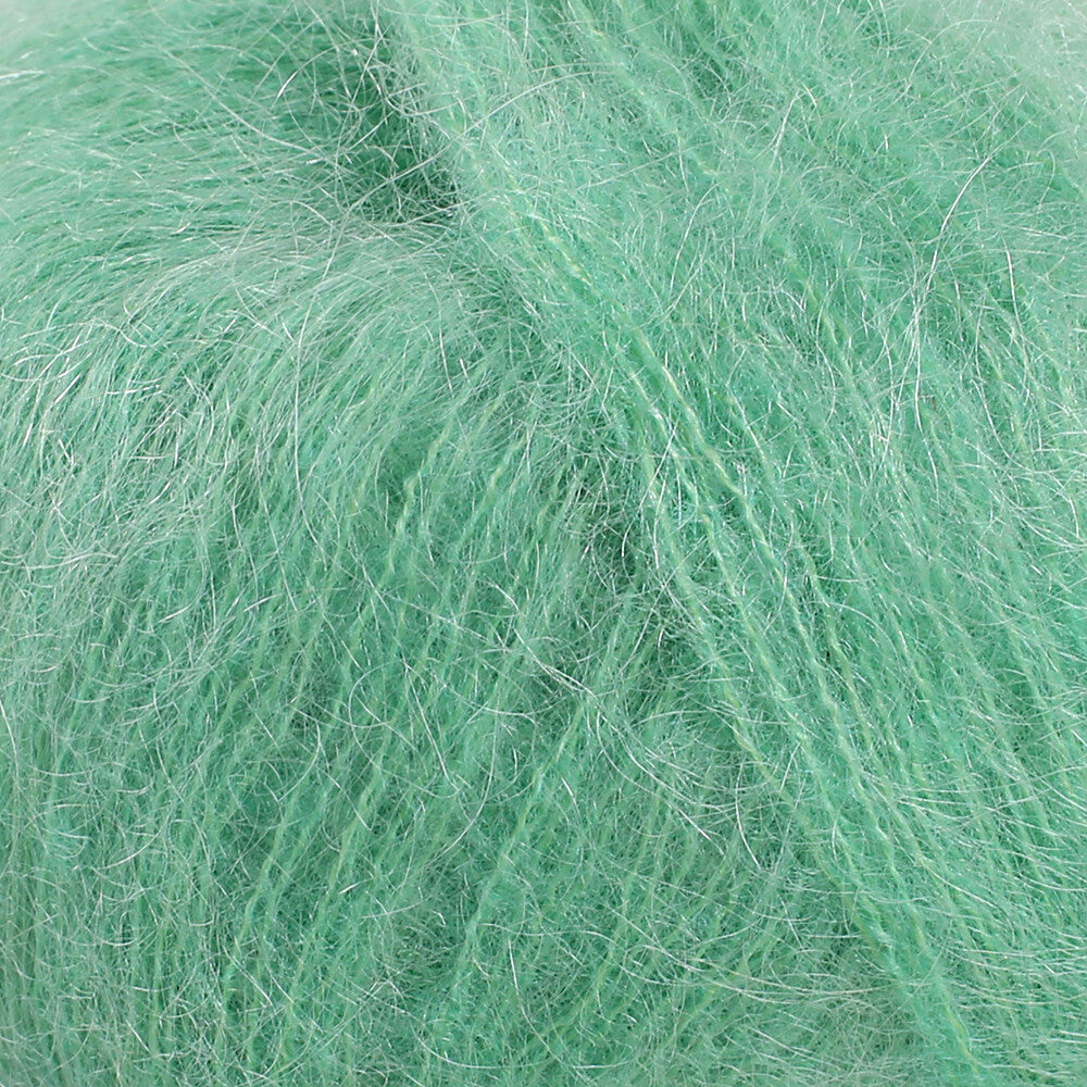 Gazzal Super Kid Mohair 25 Gr Knitting Yarn, Green - 64427