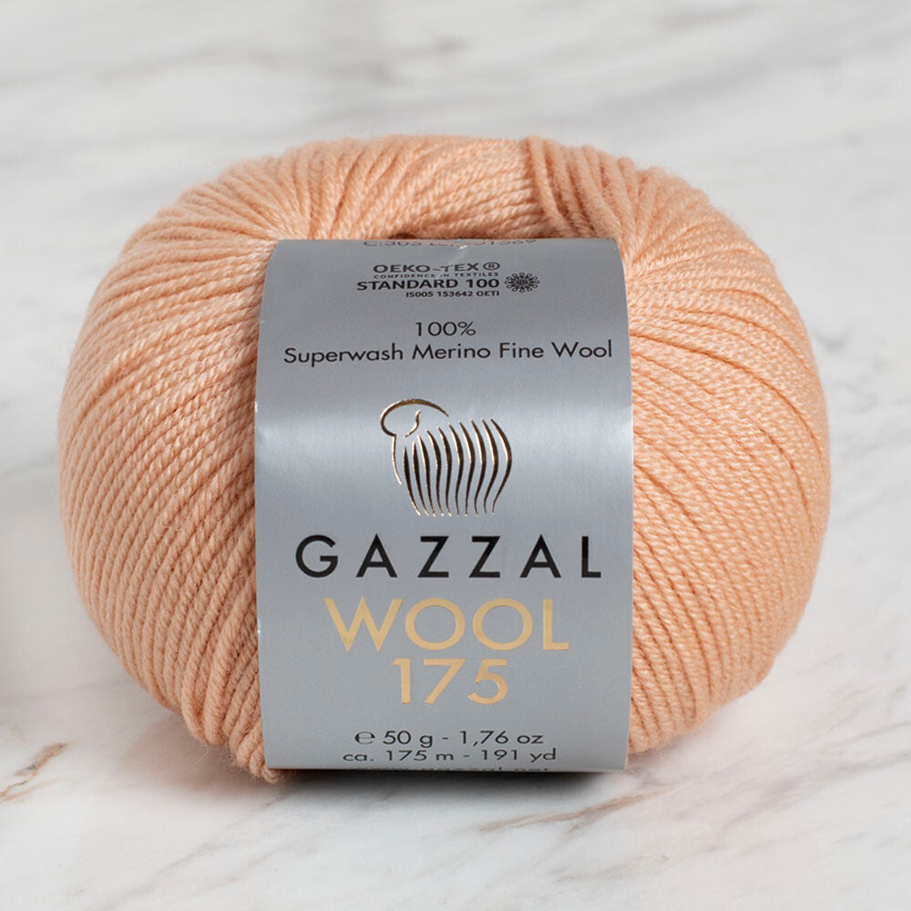 Gazzal Wool 175 50 Gr Yarn, Beige - 305