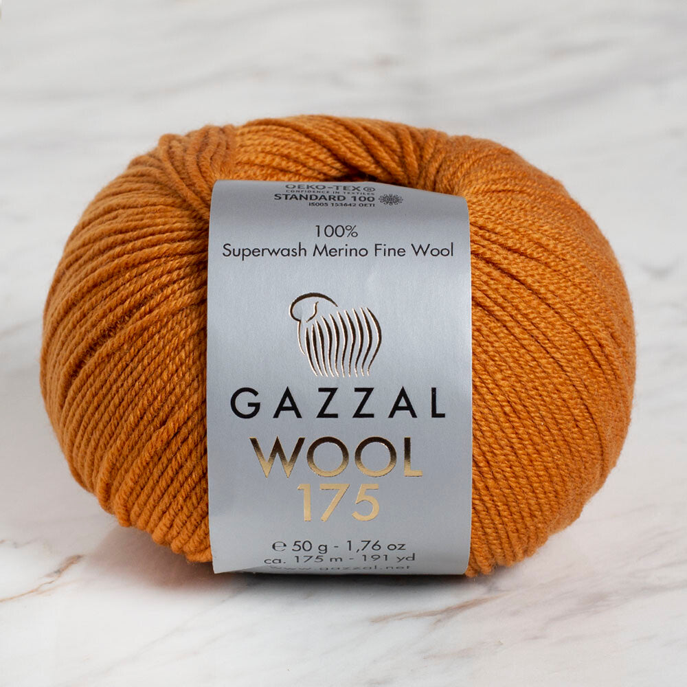 Gazzal Wool 175 50 Gr Yarn, Cinnamon - 314