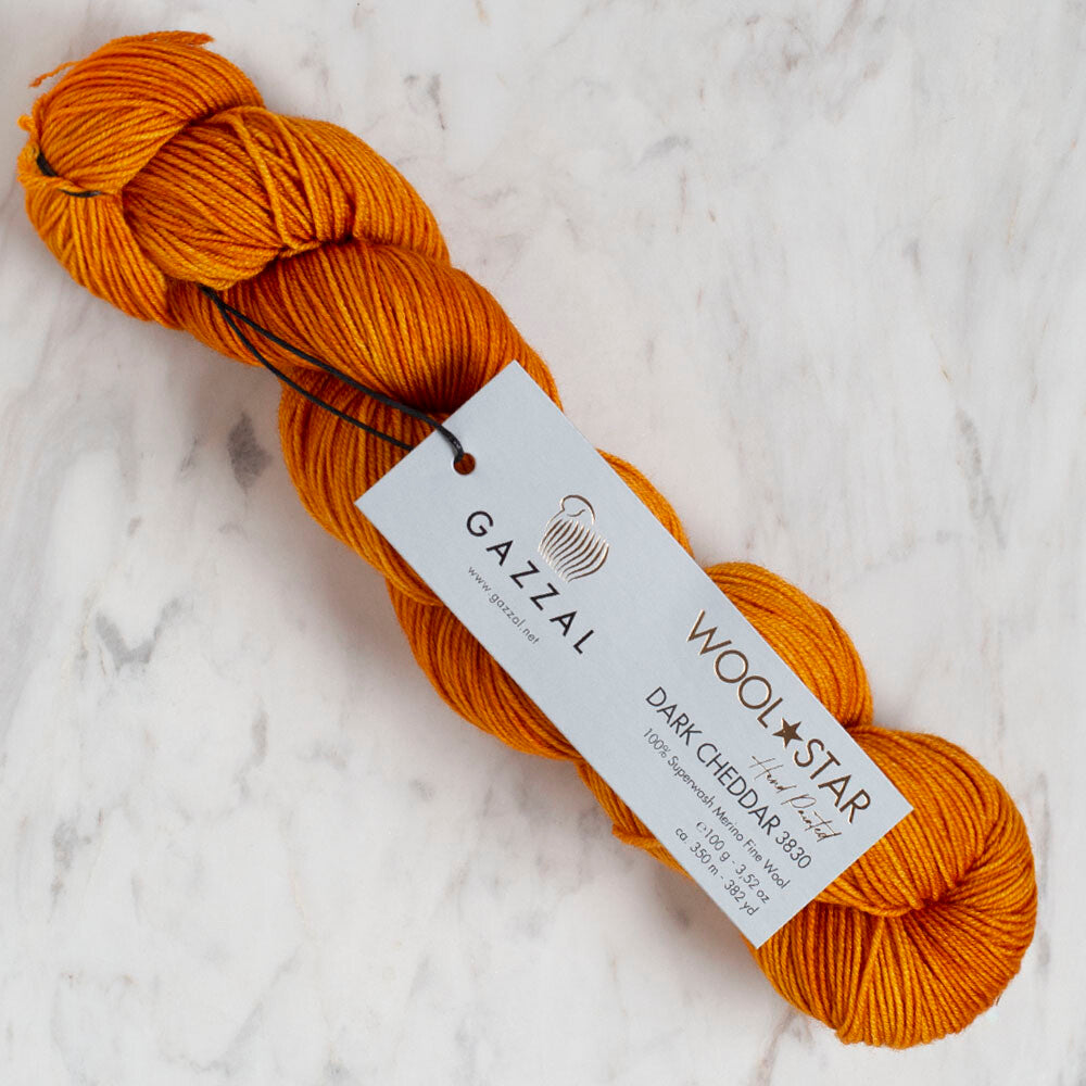 Gazzal Wool Star Yarn, Cinnamon - 3830