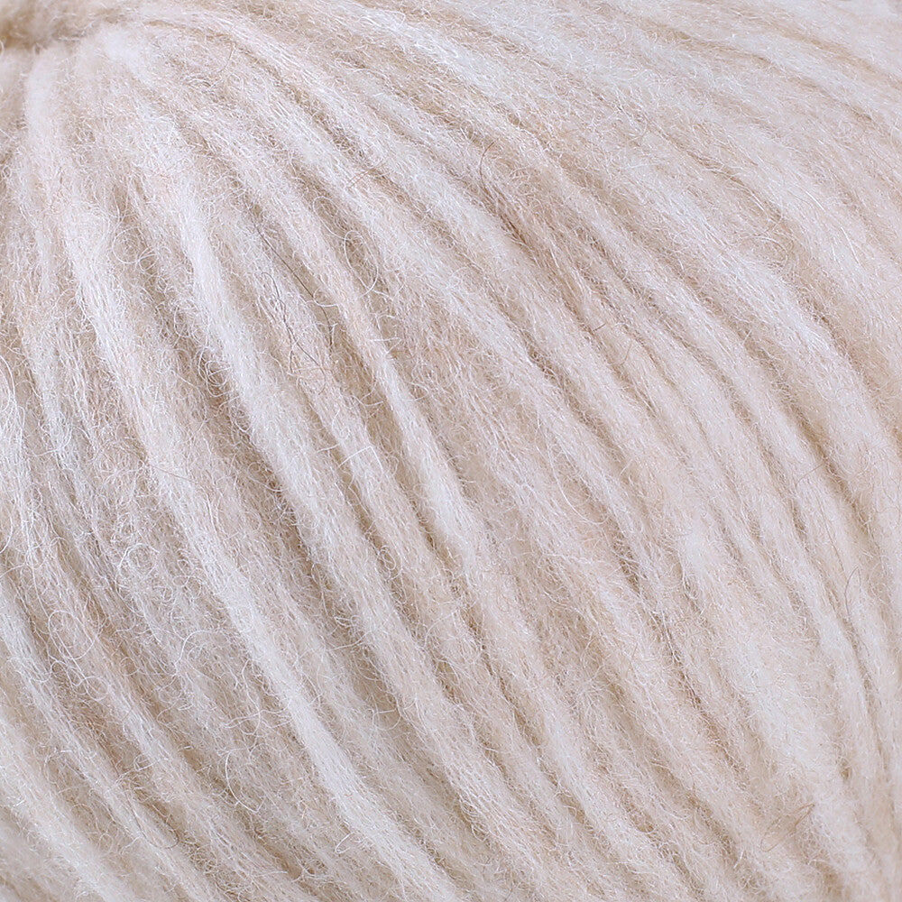 Gazzal Alpaca Air Knitting Yarn , Bone - C:71