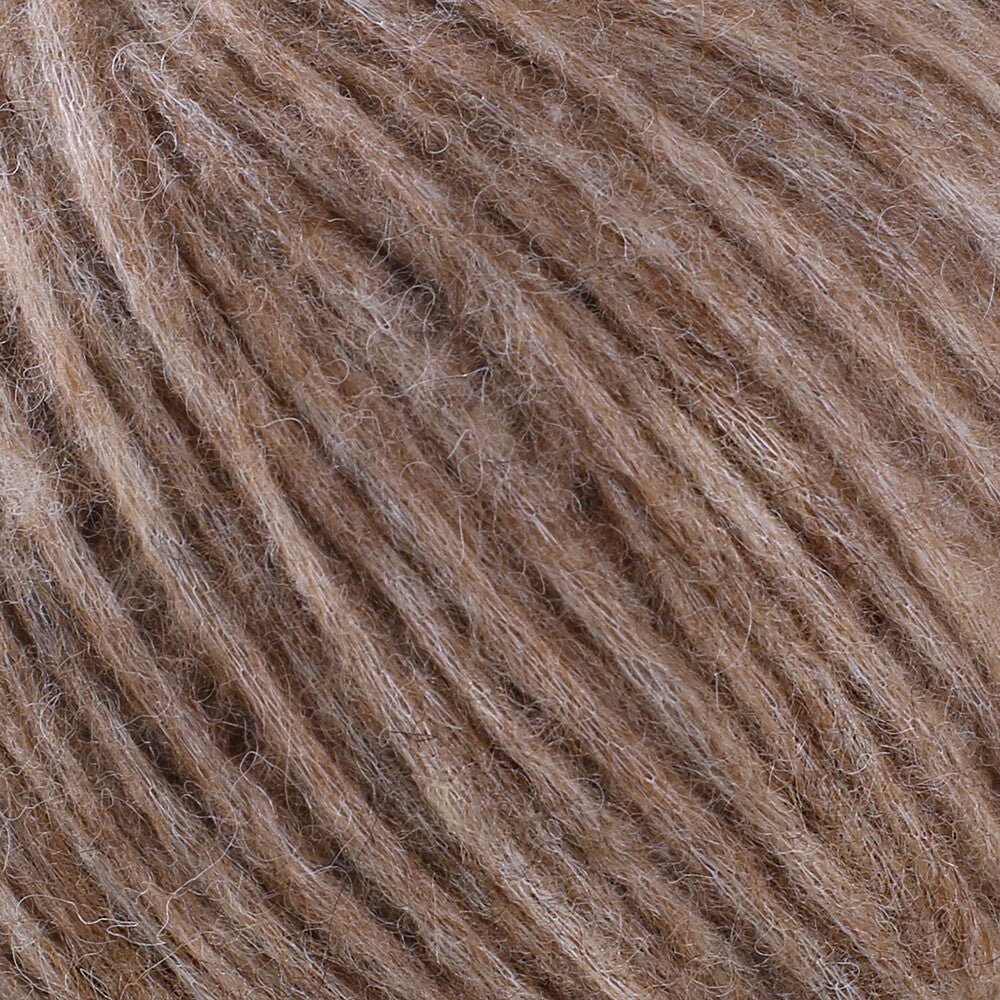 Gazzal Alpaca Air Knitting Yarn , Brown - C:76