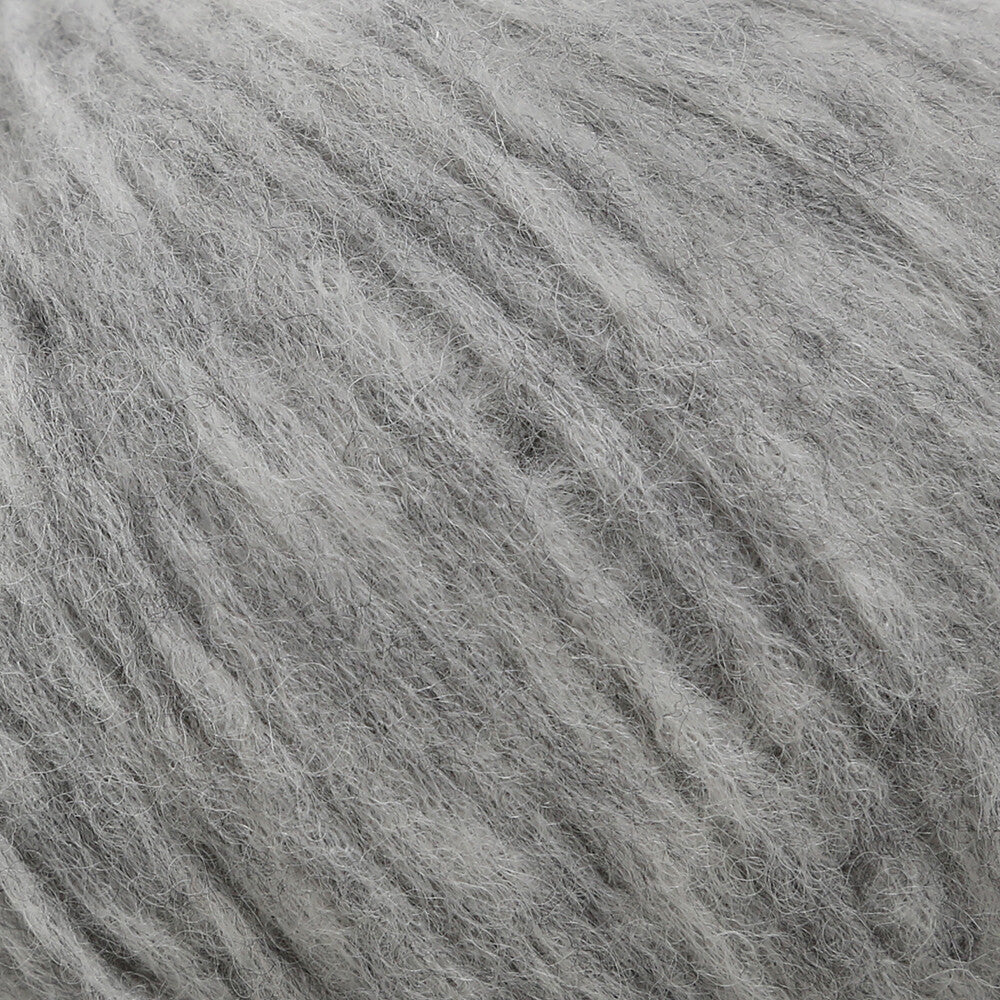 Gazzal Alpaca Air Knitting Yarn , Grey - C:78